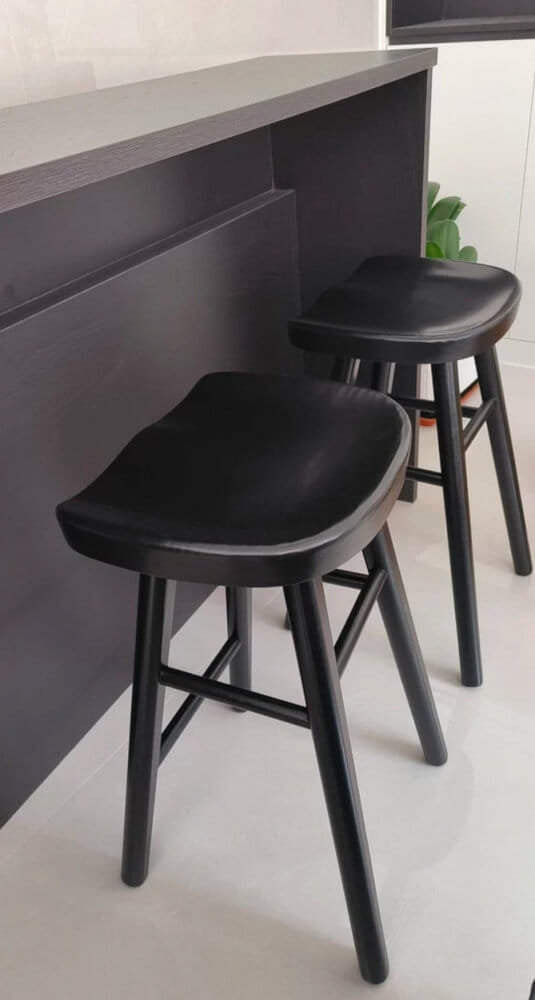 เก้าอี้บาร์ MY DOLLS HOUSE PINE 75 ซม. สีดำ_3